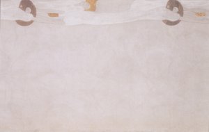 De zwevenden door Gustav Klimt